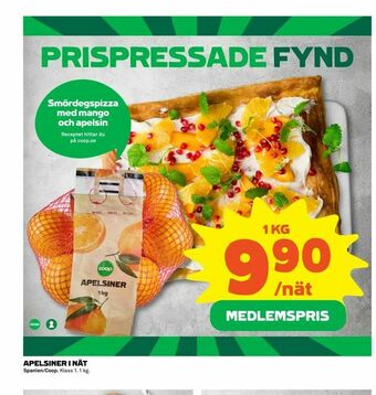 Coop Extra Apelsiner i nät erbjuda