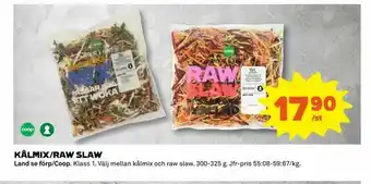 Kålmix/raw slaw