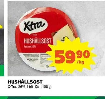 Coop Daglivs Hushållsost erbjuda