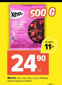 Coop Extra Bärmix erbjuda