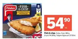 Coop Extra Fish & crisp erbjuda