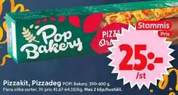 ICA Supermarket Pop Bakery Pizzakit, Pizzadeg erbjuda