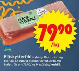 ICA Supermarket Fläskytterfilé erbjuda