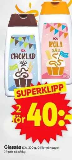 ICA Supermarket ICA Glassås erbjuda