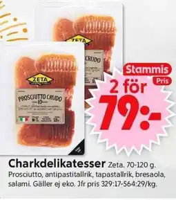 ICA Supermarket ZETA Charkdelikatesser erbjuda