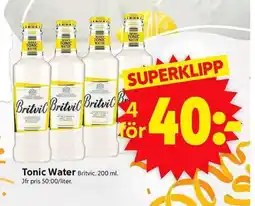 ICA Supermarket Britvic Tonic Water erbjuda