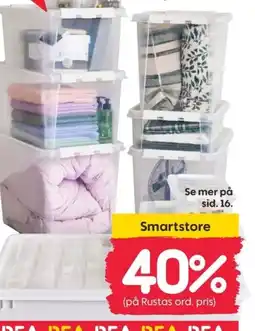 Rusta Smartstore erbjuda
