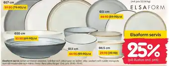 Rusta Elsaform servis erbjuda