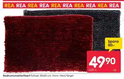 Rusta Badrumsmatta Pearl erbjuda