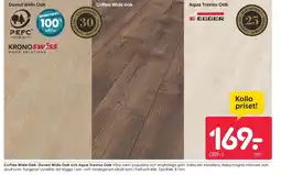 Rusta Coffee Wide Oak, Duved Wide Oak och Aqua Treviso Oak erbjuda