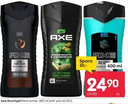 Rusta AXE duschgel erbjuda