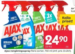 Rusta Ajax rengöringsspray erbjuda