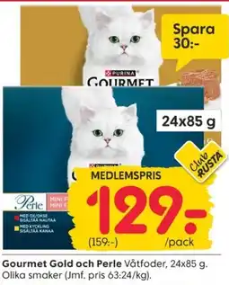 Rusta Gourmet Gold och Perle erbjuda