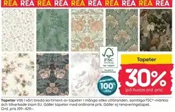 Rusta Tapeter erbjuda