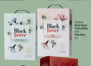 Citti Black Tower Fruity White eller Pink Rosé, EUR 9.99 erbjuda