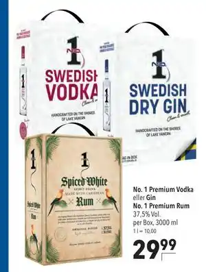 Citti No. 1 Premium Vodka eller Gin No. 1 Premium Rum, EUR 29.99 erbjuda