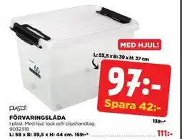 Jem&Fix FÖRVARINGSLÅDA erbjuda