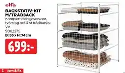 Jem&Fix BACKSTATIV-KIT M/TRÅDBACK erbjuda