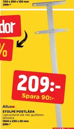 Jem&Fix STOLPE POSTLÅDA erbjuda