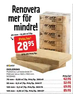 Jem&Fix ISOLERING erbjuda