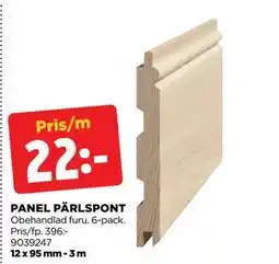 Jem&Fix PANEL PÄRLSPONT erbjuda