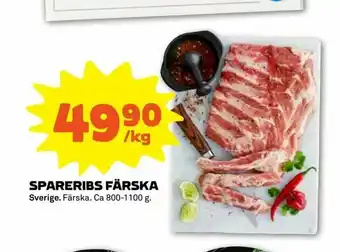 Coop Forum Spareribs färska erbjuda