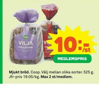 Coop Forum Mjukt bröd erbjuda