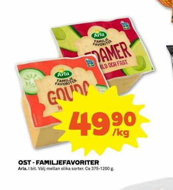 Coop Forum Ost - familjefavoriter erbjuda