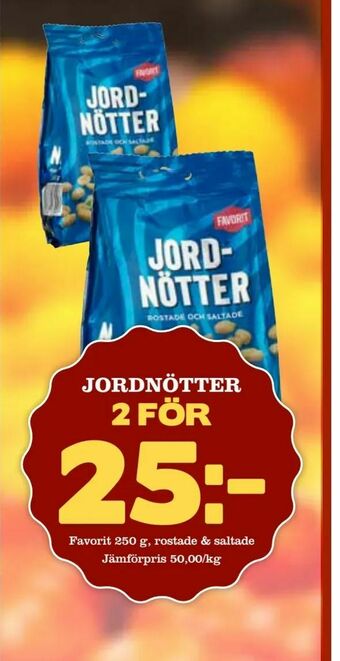 Din Mat Jordnötter erbjuda