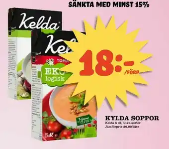 Din Mat Kylda soppor erbjuda