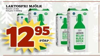Din Mat Laktosfri mjölk erbjuda