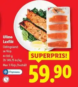 Lidl Ullmo Laxfilé erbjuda