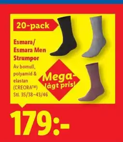 Lidl Esmara/ Esmara Men Strumpor erbjuda