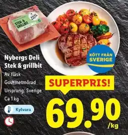 Lidl Nybergs Deli Stek & grillbit erbjuda
