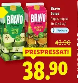 Lidl BRAVO Juice erbjuda