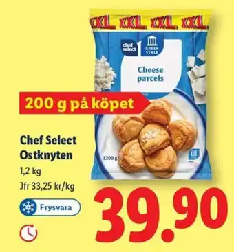 Lidl Chef Select Ostknyten erbjuda