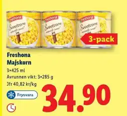 Lidl Freshona Majskorn erbjuda