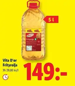 Lidl Vita D'or Frityrolja erbjuda
