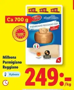 Lidl Milbona Parmigiano Reggiano erbjuda
