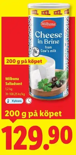 Lidl Milbona Salladsost erbjuda
