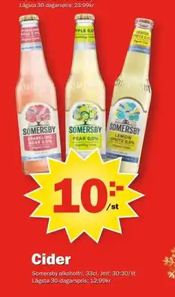 Pekås Cider erbjuda