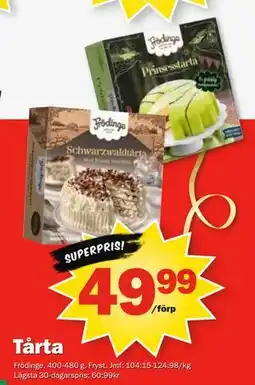 Pekås Tårta erbjuda