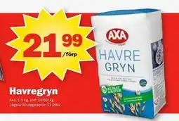 Pekås Havregryn erbjuda