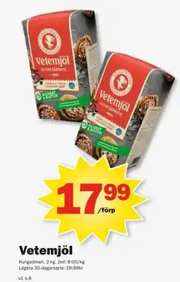 Pekås Vetemjöl erbjuda