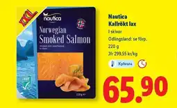 Lidl Nautica Kallrökt lax erbjuda