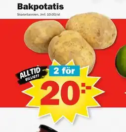 Pekås Bakpotatis erbjuda