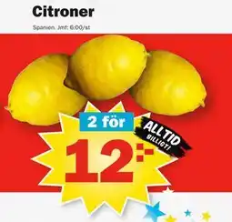 Pekås Citroner erbjuda