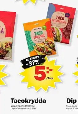 Pekås Tacokrydda erbjuda