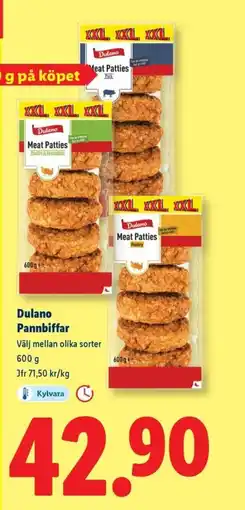 Lidl Dulano Pannbiffar erbjuda