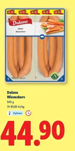 Lidl Dulano Wienerkorv erbjuda